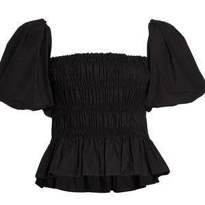 Savina Puff-Sleeve Top